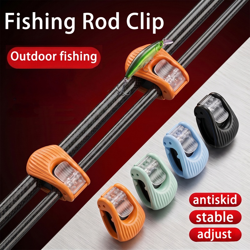 Fishing Equipment Cheap - 4 buah/set Klip Joran Pancing Universal,