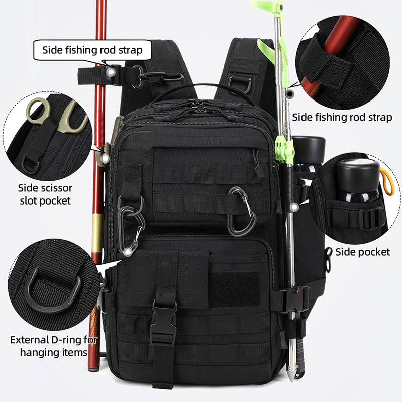 Fishing Equipment Bag - Tas Ransel Taktis Camping Travel Besar