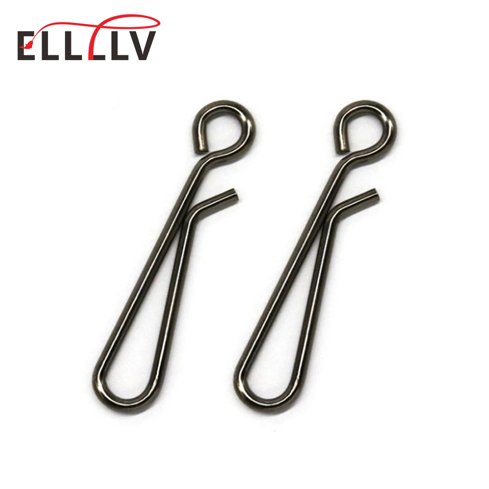 100 buah Kait Jepit Baja Tahan - Fishing Equipment Cheap ulasan dan harga