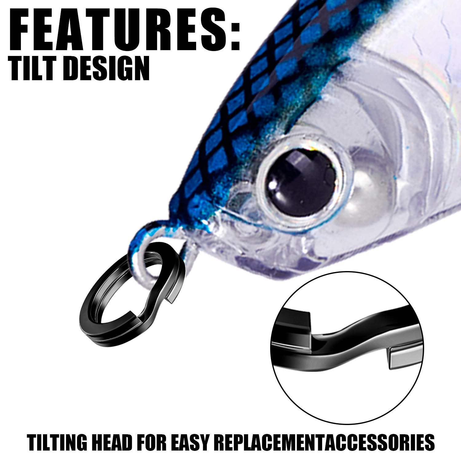 100 buah memancing cincin terp - Fishing Equipment Cheap ulasan dan harga
