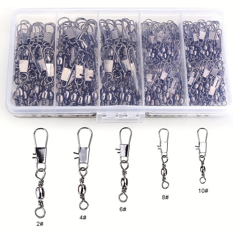 50/200pcs Barrel Snap Swivel A - Ice Fishing Tip Up ulasan dan harga
